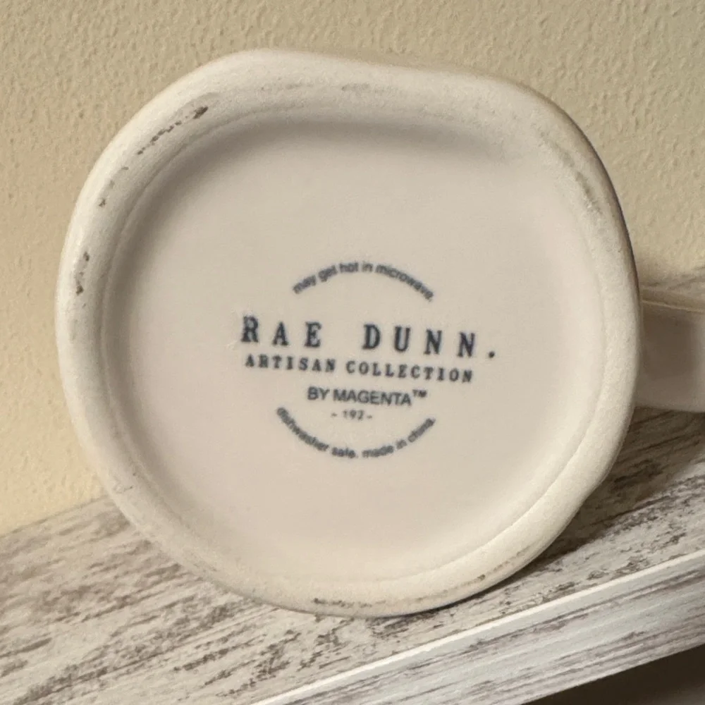 Rae Dunn “MY LOVE” Ceramic Mug Pink Interior - Picture 6 of 6